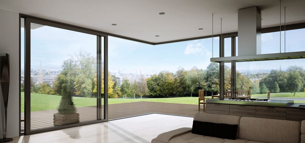 Solution de terrasse en aluminium, Patio HST 77.