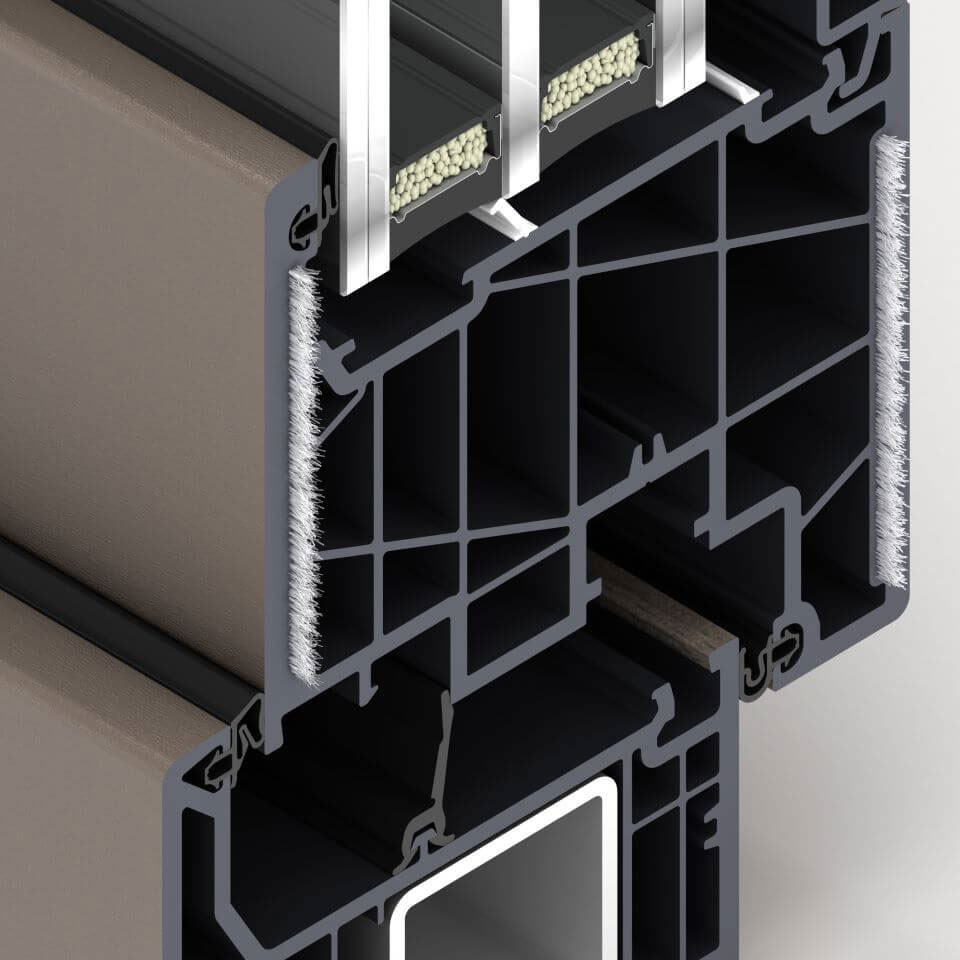 Fibre de verre - renfort dans les châssis de fenêtre FORMA ThermoFibra.