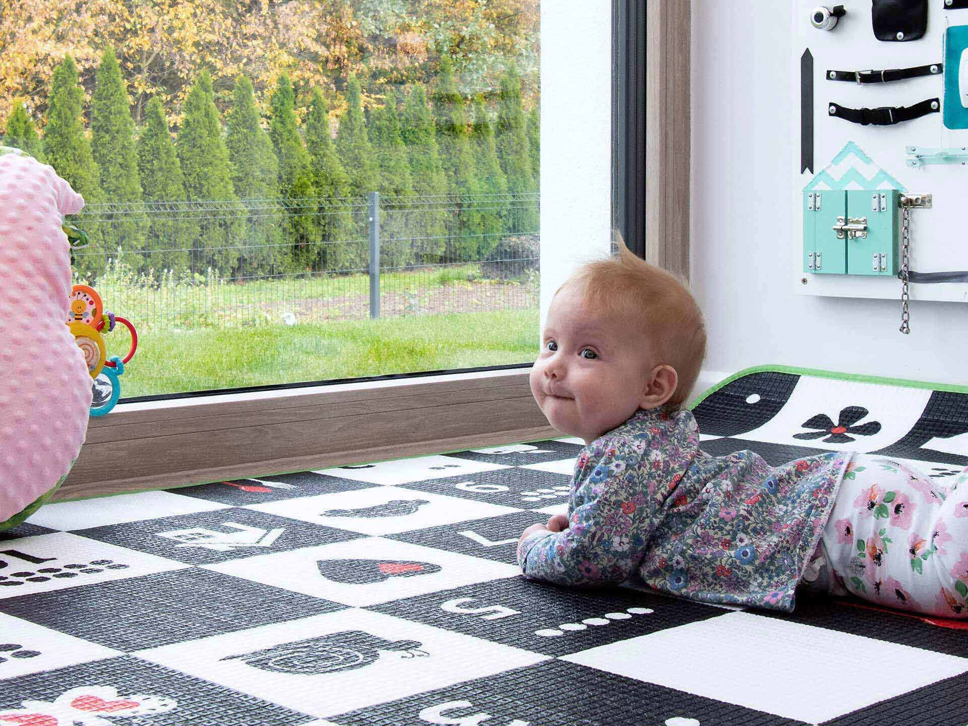 Fenêtre sur la chambre des enfants.