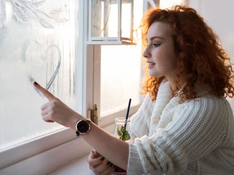 Les vitres s'embuent de l'intérieur.