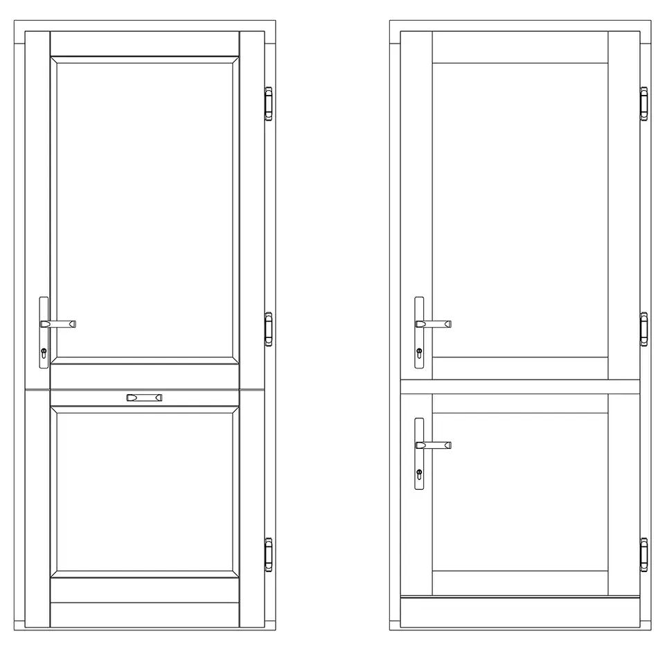 Portes en bois Portes d'écurie