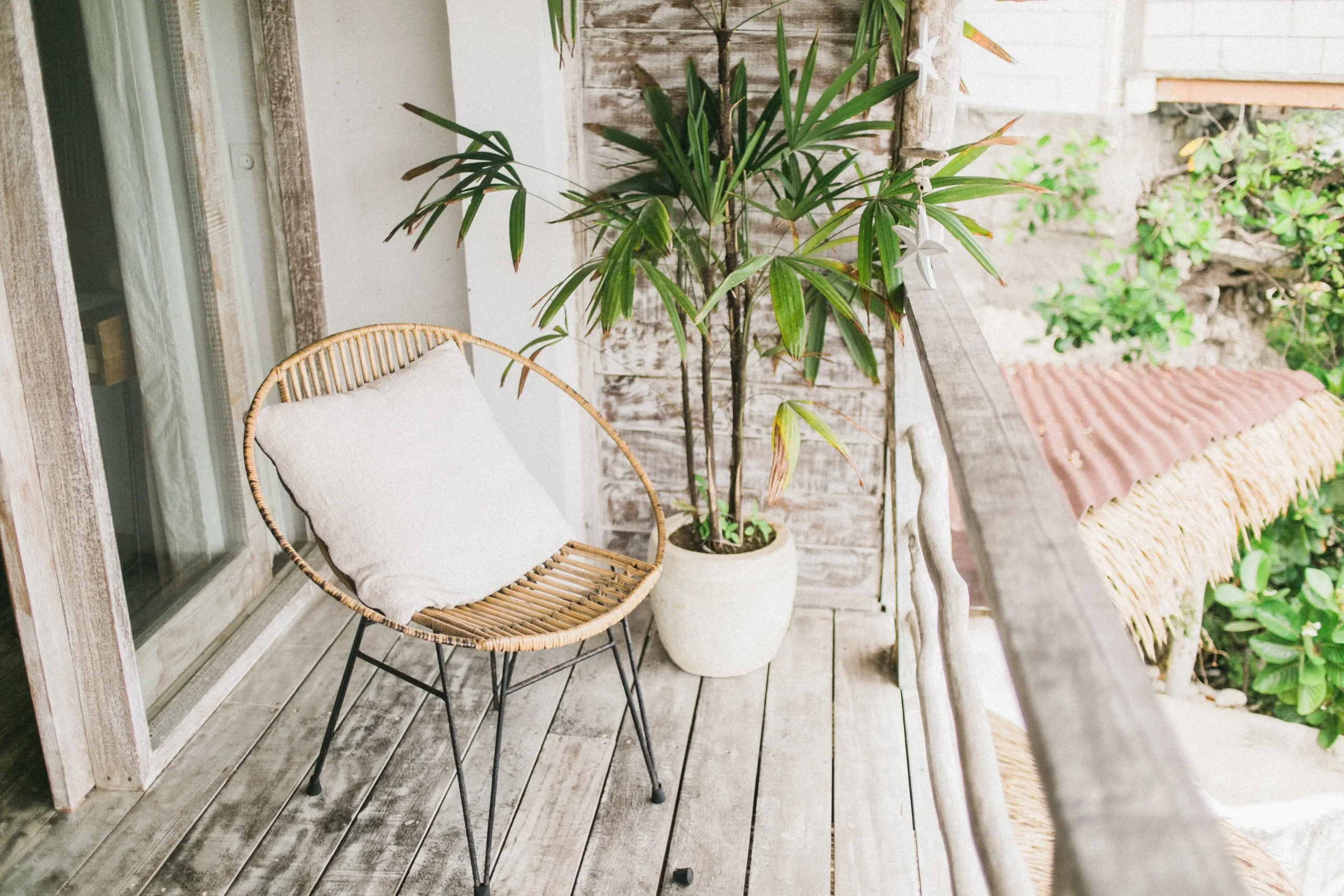 aménagement de balcon dans un immeuble